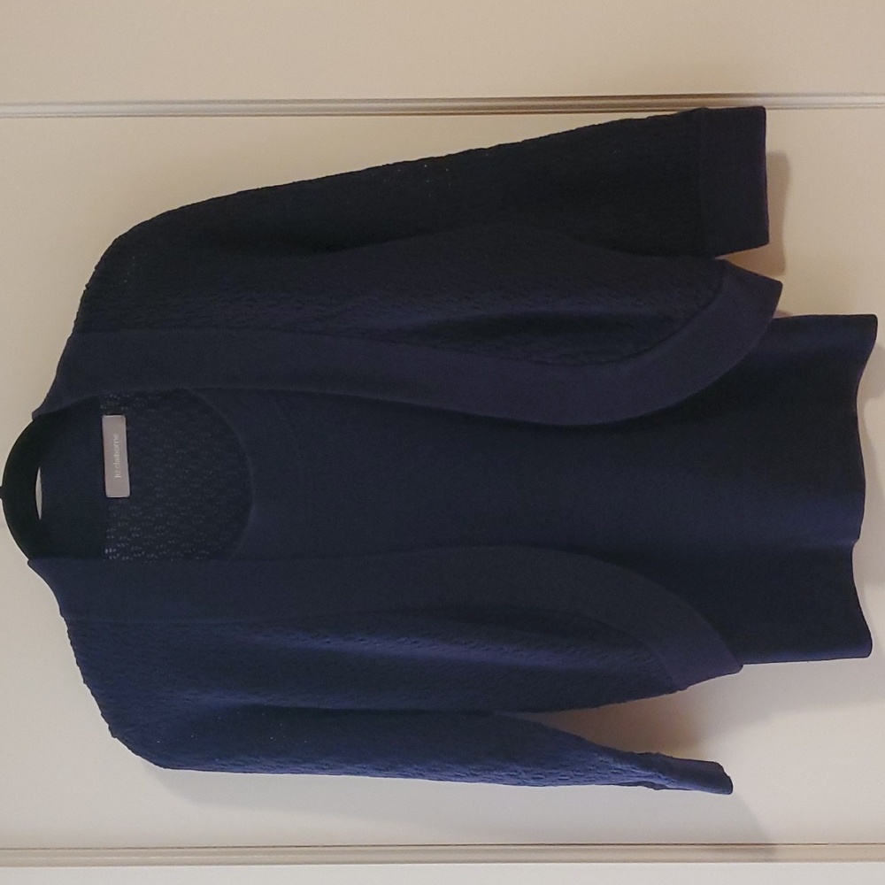 LIZ CLAIBORNE Vintage Navy Tank/Bolero Shrug Sweater Set